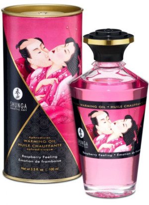 Huile chauffante framboise comestible 100ml - CC812002